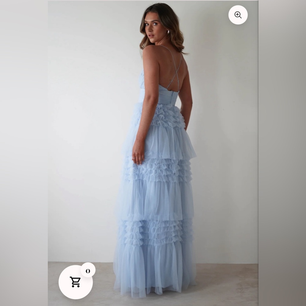 BLUE TULLE DRESS NWT GREAT BRIDESMAID DRESS
